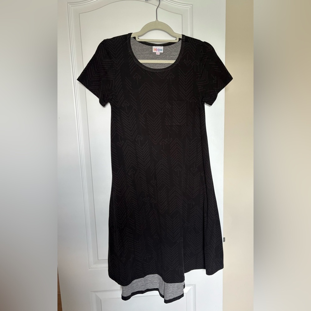 LuLaRoe Black Carly Midi Dress